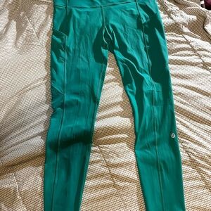 lululemon athletica Teal Green Leggings